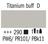 titanium buff deep 290 ROYAL TALENS