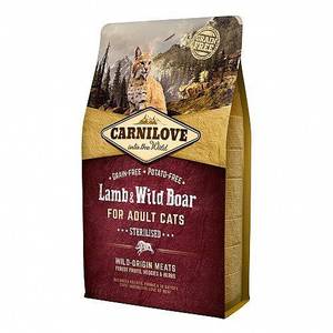 קרנילאב CARNILOVE חתול חזיר בר וכבש 2 ק"ג
