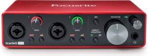 כרטיס קול - Focusrite Scarlett 2i2 G3