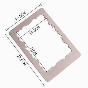 קופסת קרטון אפור מידה פנימית מעוצבת מידה 16/22 ס"מ