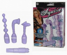 רוקט פוקט + 3 הלבשות לחדירה וחיכוך - Aquiver