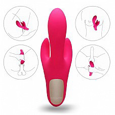 ויברטור מאלץ אורגזמה עם 4 מנועי רטט נטען 