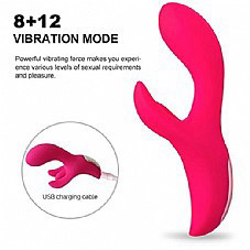 ויברטור מאלץ אורגזמה עם 4 מנועי רטט נטען 