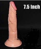 דילדו סיליקון ראליסטיק "7.5  איכותי נצמד