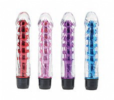 ויברטור סילקון ג'לי שקוף Soft Jelly