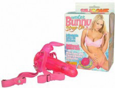 ארנב נצמד עם ויברטור לחדירה