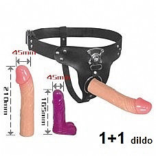 סטראפ און לה ולו כפול 2 זרגים