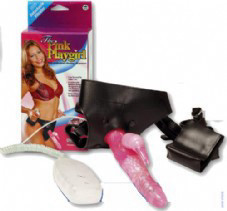 סטראפ און ורוד כפול- The Pink Play Girl