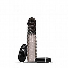 מאריך מסיליקון להארכת האיבר עם רטט ושלט רחוק