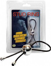 טבעת לגבר הזקוף - Stud Ring Black