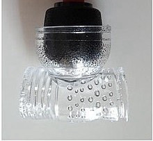 שרוול סיליקון אוננות לגבר להלבשה על מסאג'ר AV