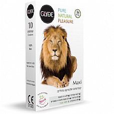 10 קנדומים טבעיים % 100 GLYDE MAXI