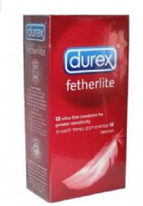 תריסר קונדומים דקים במיוחד - דורקס פדר לייט