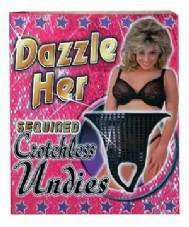 תחתון נוצץ עם פתח  - לאישה