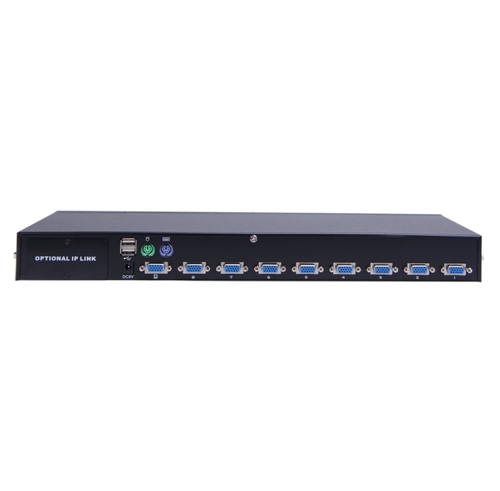 מתג/סוויטצ Rackmountable KVM Switch w/VGA 8Ports