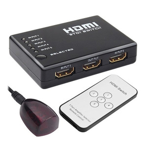מפצל HDMI HDMI Switch 1 To 5 Ports With RC