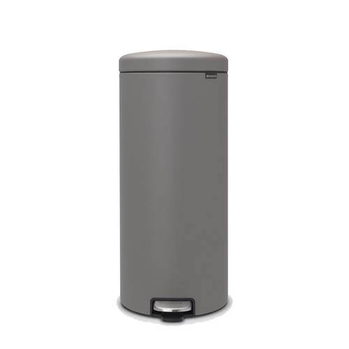 פח פדל 30 ליטר NewIcon - אפור בטון מינרלי 119187