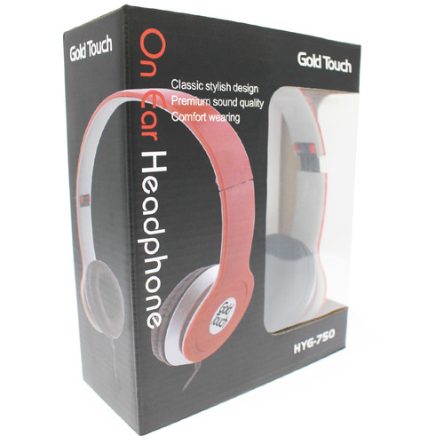 אוזניות למחשב Gold Touch HeadPhone HYG-750