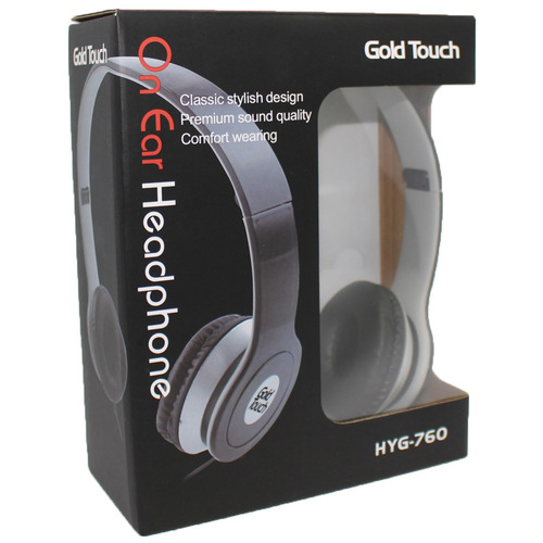 אוזניות למחשב Gold Touch HeadPhone HYG-760