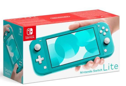 קונסולת נינטנדו סוויץ' לייט טורקיז -  NINTENDO SWITCH LITE TURQUOISE - אחריות היבואן הרשמי נינטנדו ישראל
