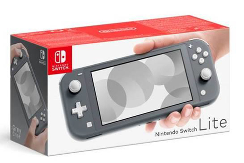 קונסולת נינטנדו סוויץ' לייט אפור -  NINTENDO SWITCH LITE GREY - אחריות היבואן הרשמי נינטנדו ישראל