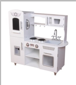 מטבח עץ לילדים לבן מיוחד ! דגם PLK532-W Bruder