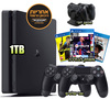 סוני פלייסטיישן PAL 1TB Sony Playstation 4 כולל 2 שלטים ומשחק לבחירה אחריות שנה ישפאר יבואן רשמי