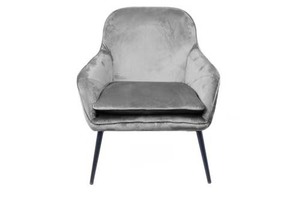 ניקול בד אפור כהה