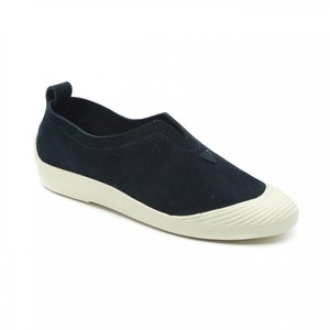 נעלי סניקרס מעור בצבע כחול נייבי - Seventy Nine 