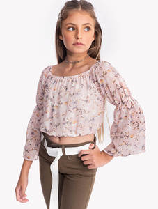 טופ בוהו מודפס