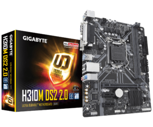לוח אם דור 8 Gigabyte H310M DS2 Rev2.0 VGA Micro-ATX