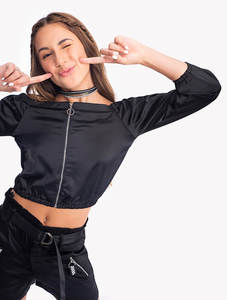 טופ אוף שולדר עם רוכסן