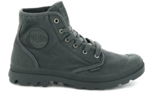 נעלי פלדיום קצרות אפור כהה PALLADIUM PAMPA HI METAL BLACK