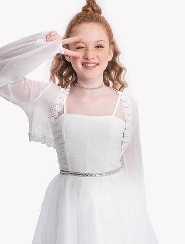 בולרו עם סרט תחרה