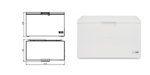מקפיא LACASA LC400 ‏295 ‏ליטר