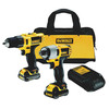 סט מברגה/מקדחה ואימפקט 10.8V DCK211C2 