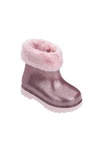 מגפי גשם לבנות בצבע ורוד MINI MELISSA RAIN BOOT II BB
