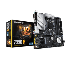 לוח אם למעבדי אינטל דור 9 ו-8 Gigabyte Z390 M HDMI