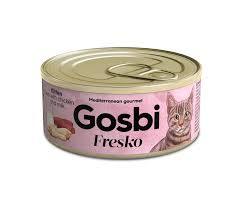 שימורים לחתולים | שימורי גוסבי גורי חתול- עוף וחלב - 70 גרם