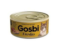 שימורים לחתולים | שימורי גוסבי - טונה וסלמון - 70 גרם 