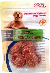 חטיף או דוג - ברווז ואורז  - 100 גרם Odog DUCK & RICE CIRCULAR CHIPS