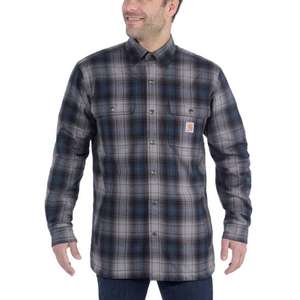 הובארד חולצת ג'קט מפלאנל עם בטנת שרפה צבע כחול ®Carhartt