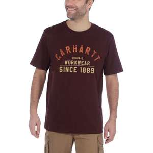 חולצת T גראפית לוגו צבע פורט ®Carhartt
