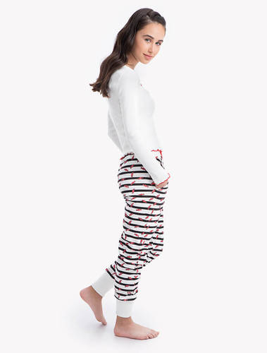 סט פיג'מת ריבים