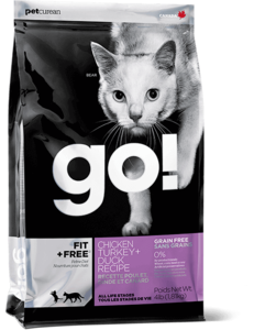 גו Go לחתול ברווז עוף והודו נטול דגנים 7.26 ק"ג