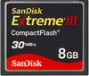 SANDISK Compact Flash Extreme III X200  8GB  סנדיסק