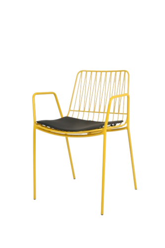 פיקוק כסא אירוח עם ידיות