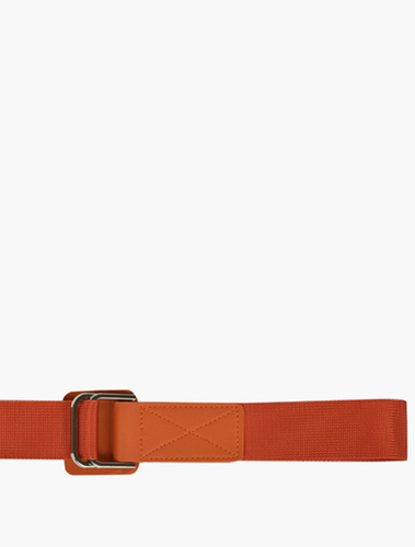 חגורת סרט עם אבזם מלבני