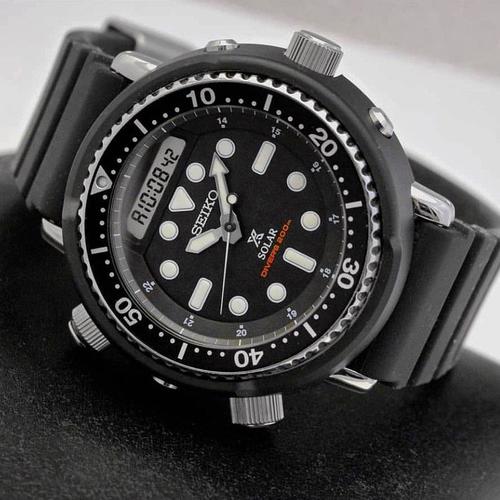 SEIKO SNJ025P1 אנלוגי-דיגיטלי סולארי