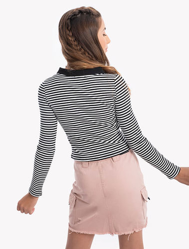 חולצת ריב עם צווארון